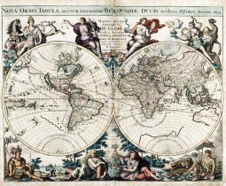 Early maps perpetuated the myth that California is an island for over a century.