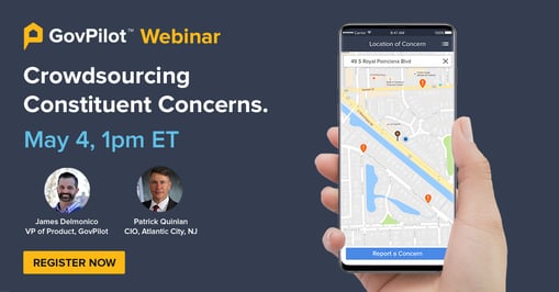 GovPilot webinar registration crowdsourcing constituent concerns