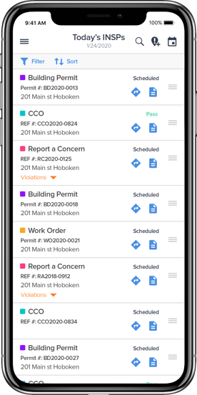 GovPilot GovInspect app for building inspections