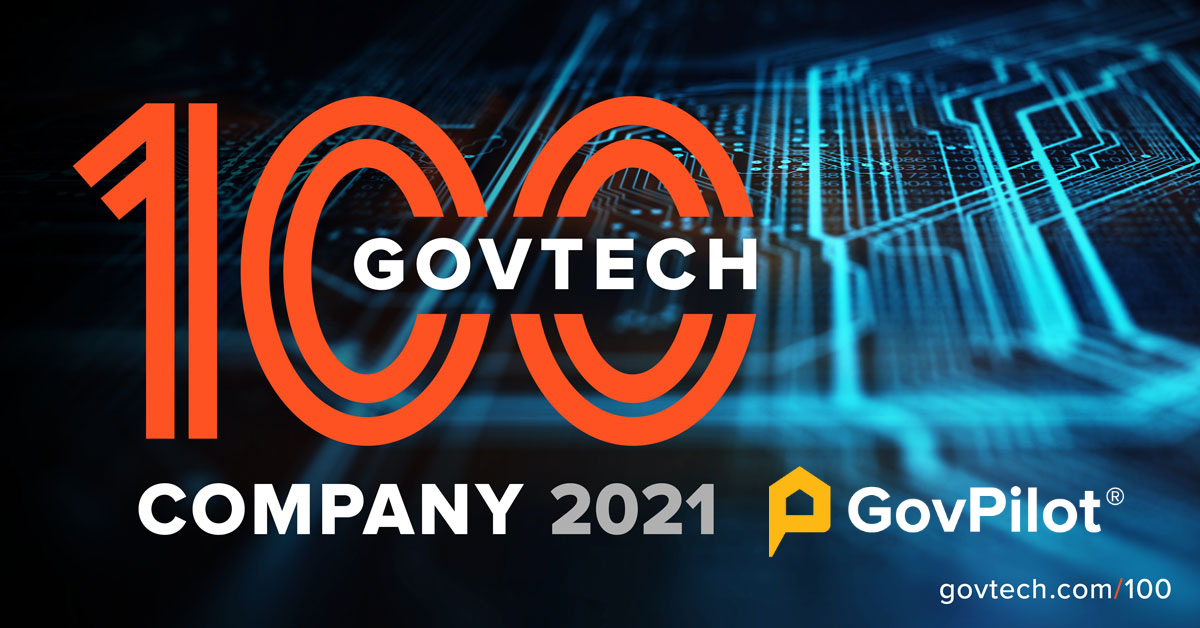 GovPilot Named to Government Technology Magazine’s 2021 Top 100 List for Fourth Consecutive Year