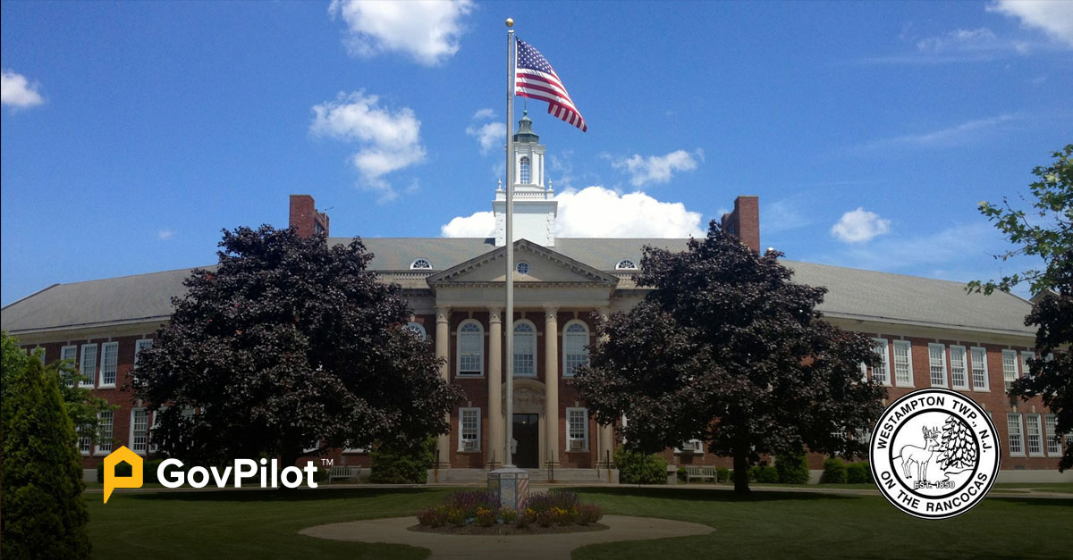 Westampton, New Jersey Pursues Digital Citizen Concern Reporting with GovPilot
