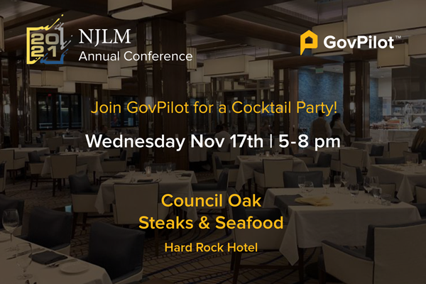GovPilot NJLM Cocktail Party